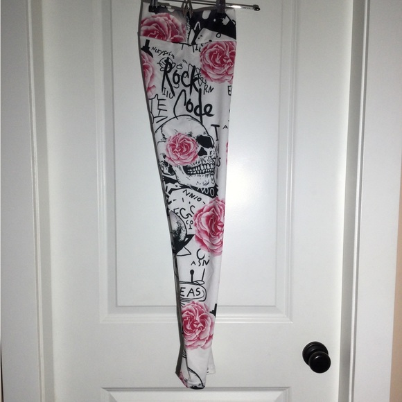 Skull rose leggings - Picture 3 of 4